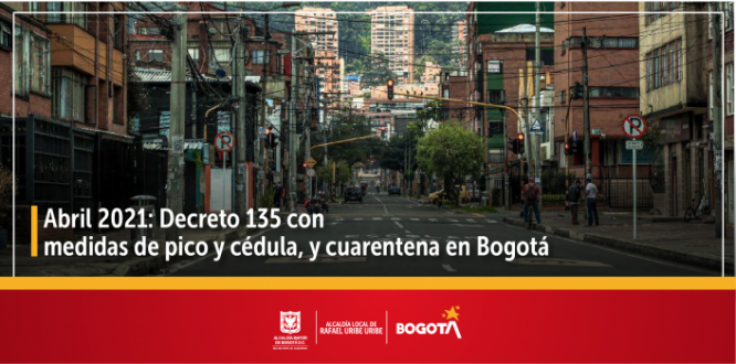Restricción total a la movilidad: así aplica entre el 10 y 13 de abril de 2021