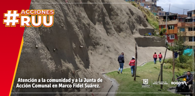 Atención a la comunidad y a la Junta de Acción Comunal en Marco Fidel Suárez Atención a la comunidad y a la Junta de Acción Comunal en Marco Fidel Suárez