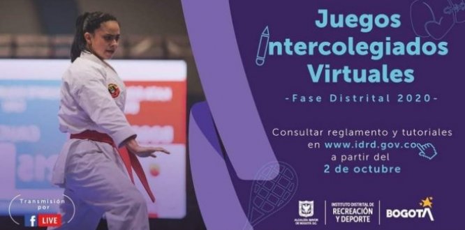 Juegos intercolegiados virtuales fase distrital 2020
