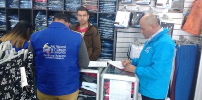 Inspección a establecimientos de calzado y confecciones Inspección a establecimientos de calzado y confecciones