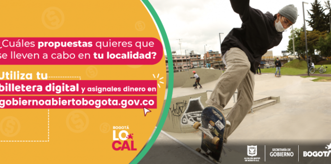 Los bogotanos tendrán una billetera digital para asignarle recursos a las mejores propuestas para sus barrios