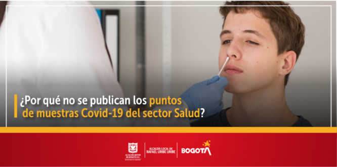 ¿Por qué no se publican los puntos de muestras Covid-19 del sector Salud?