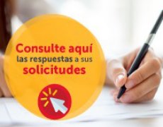 Consulte aquí la respuesta a sus solicitudes 